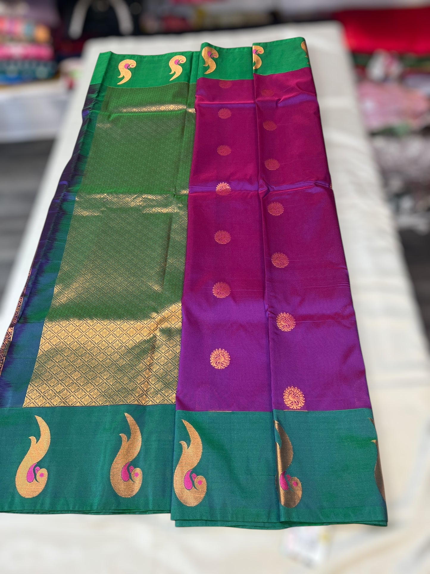 Gadhwal Silk saree | pure silk Pattu saree