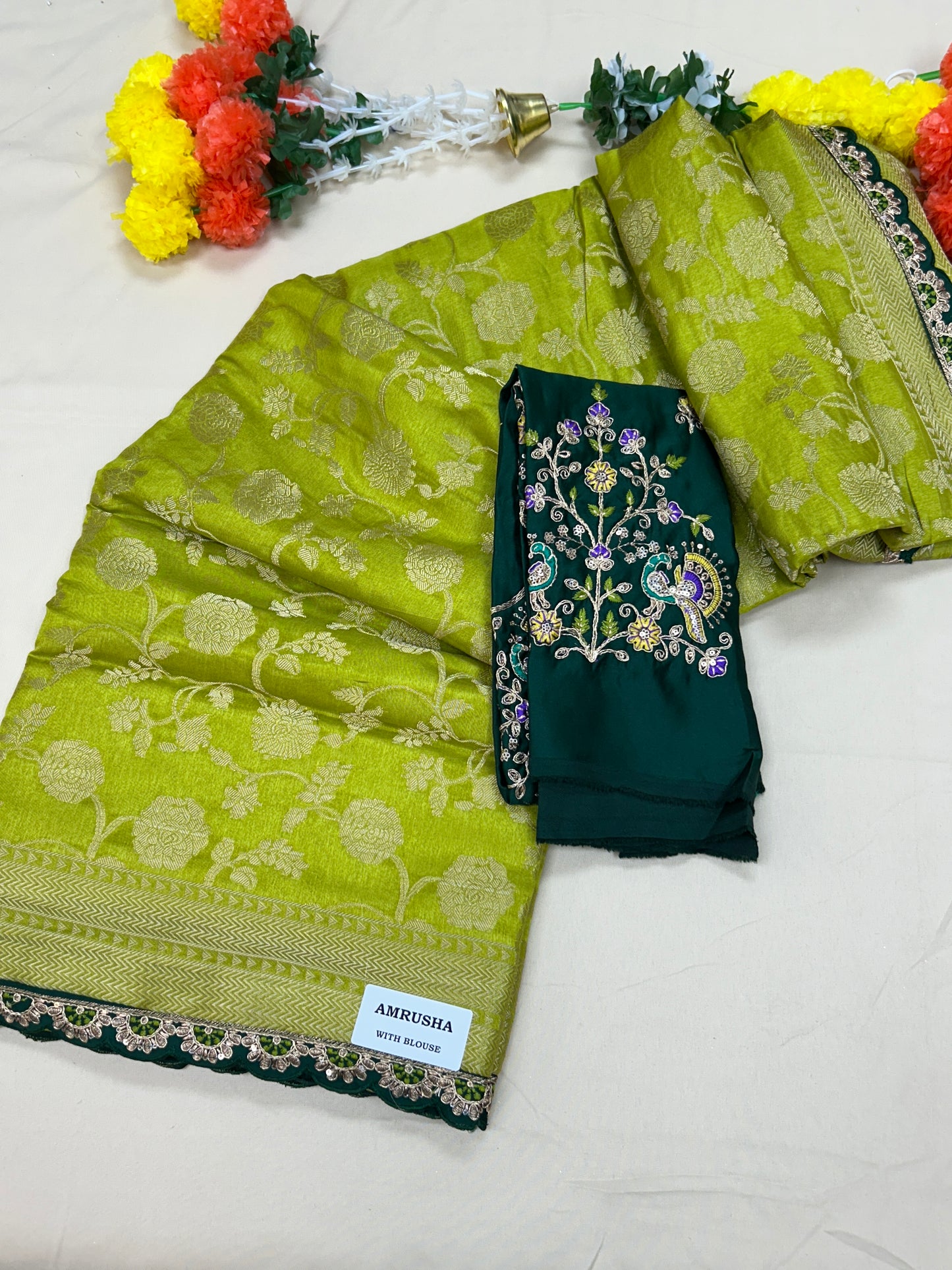 Party wear silk saree