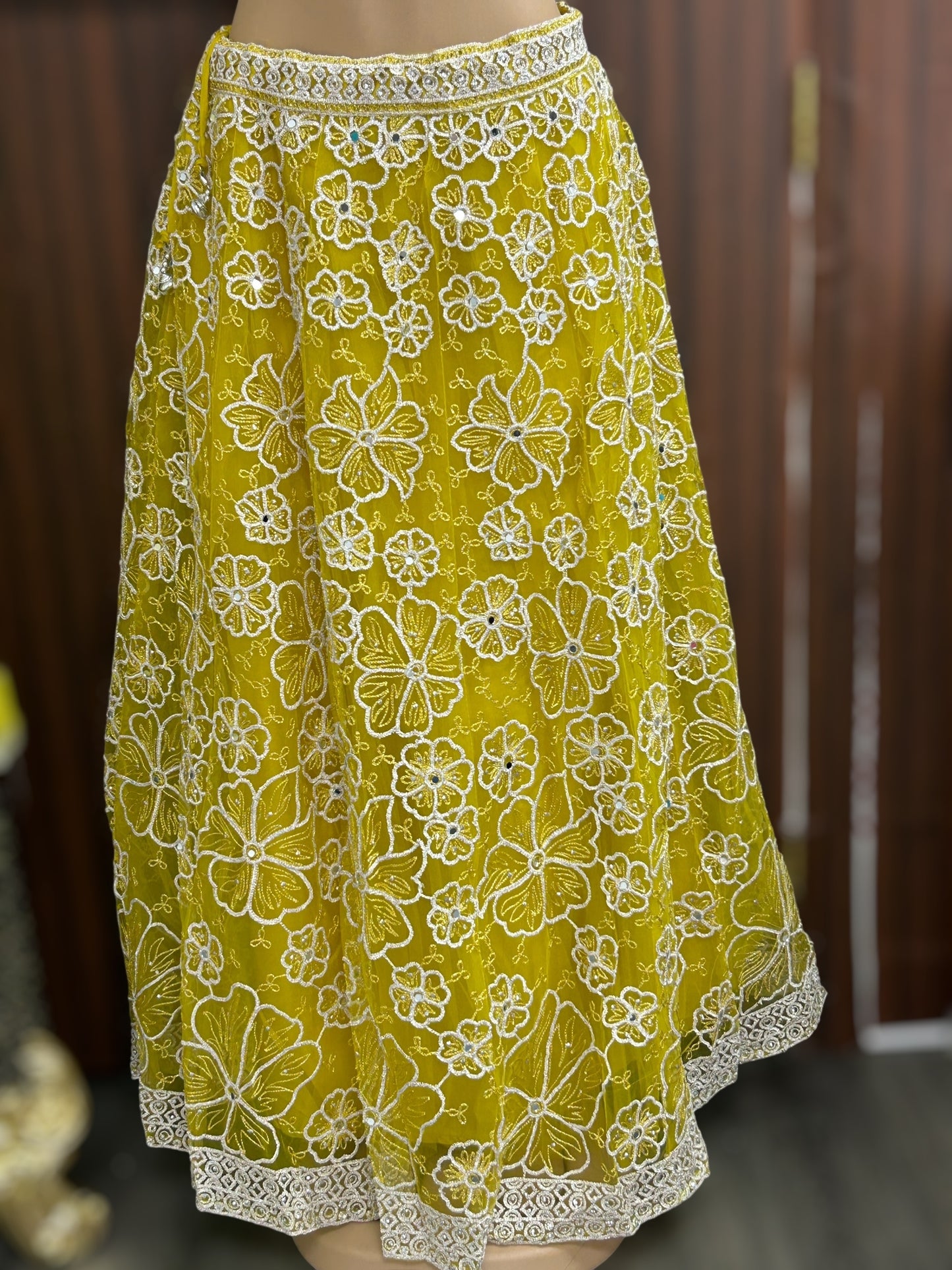 Yellow lehenga set