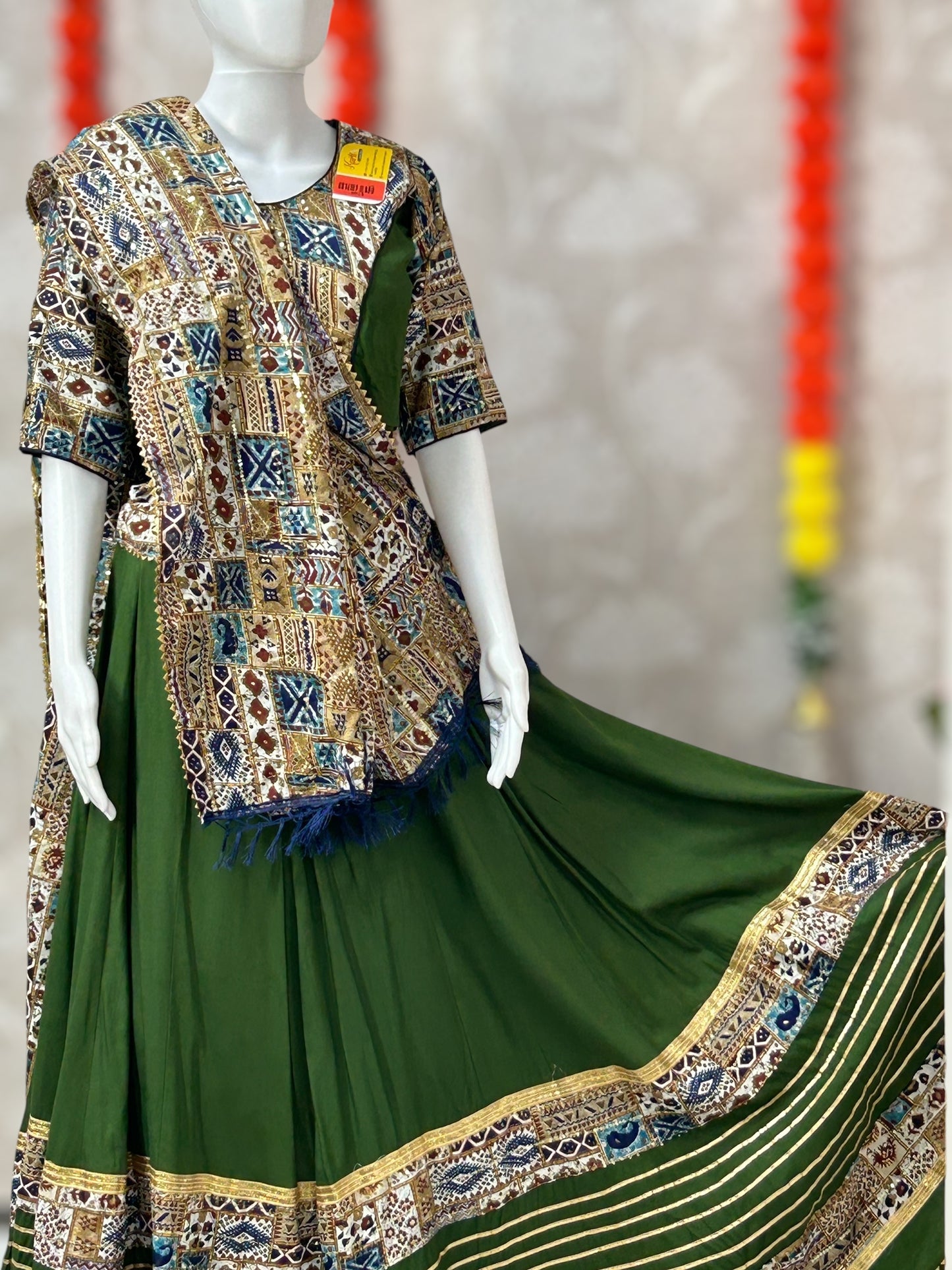 Cotton chaniya choli set