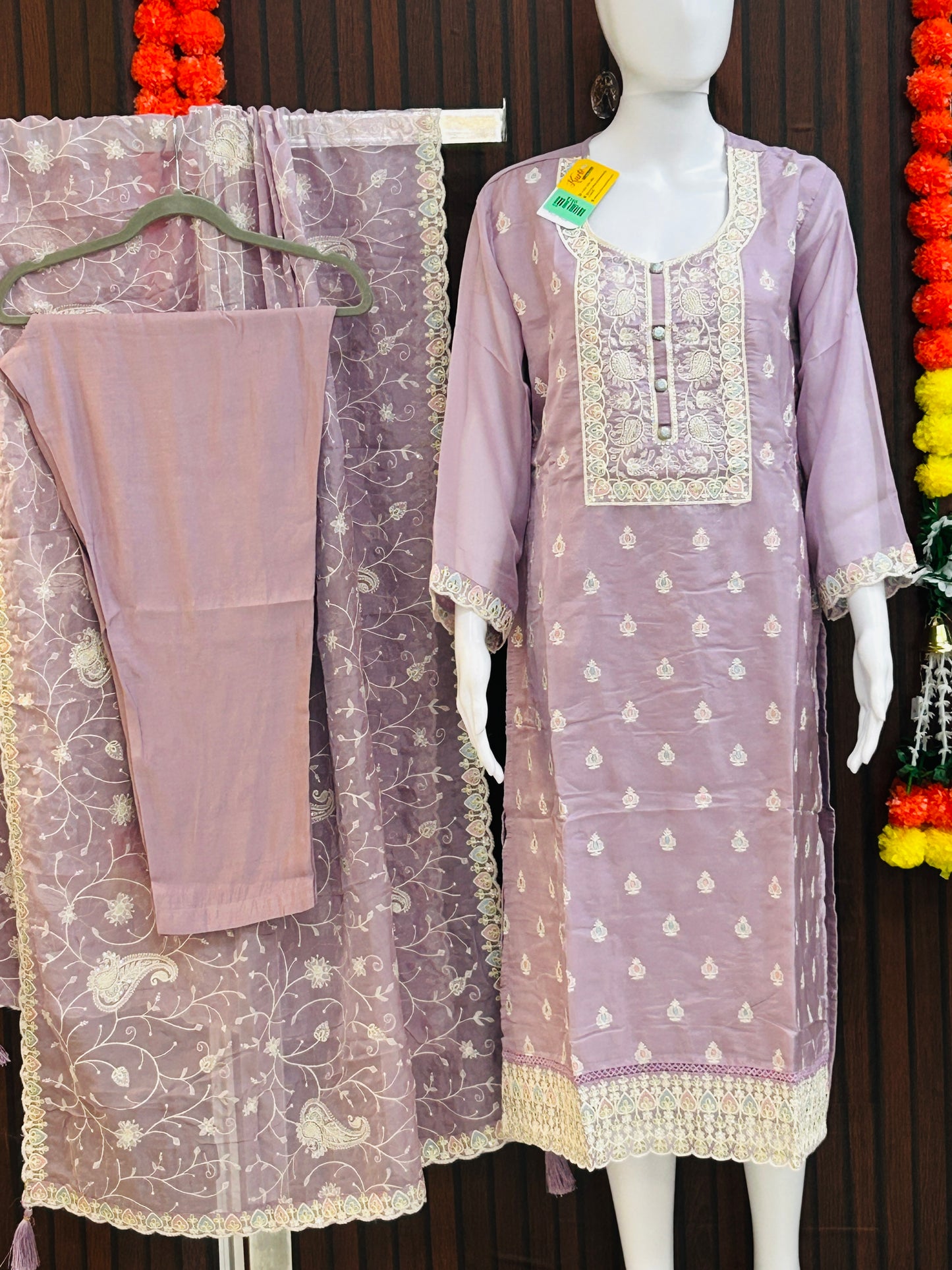 Light purple salwar set