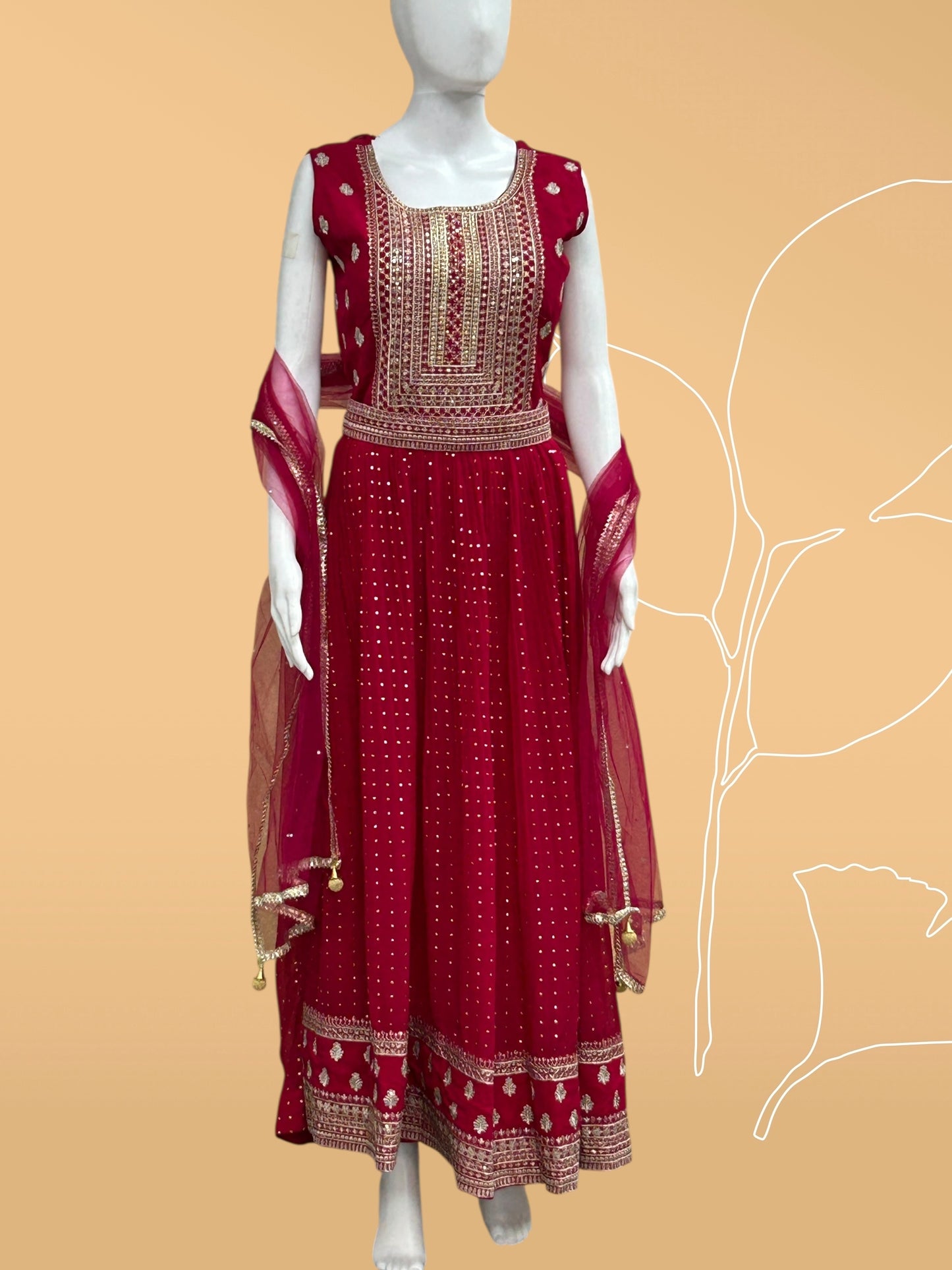 Party wear long dress
