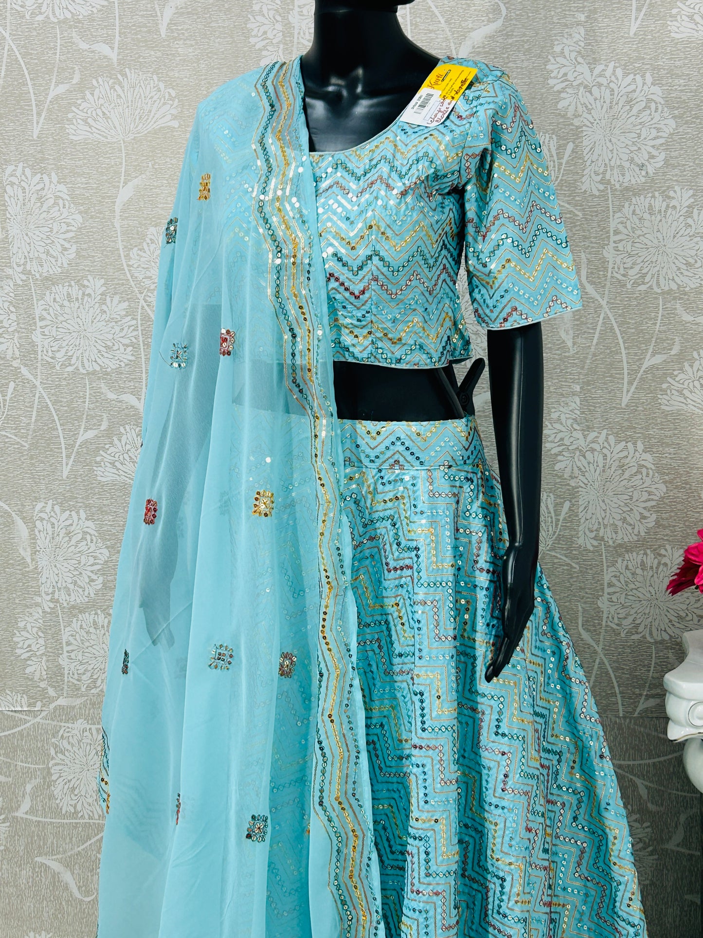 Chaniya choli set : silk lehenga choli