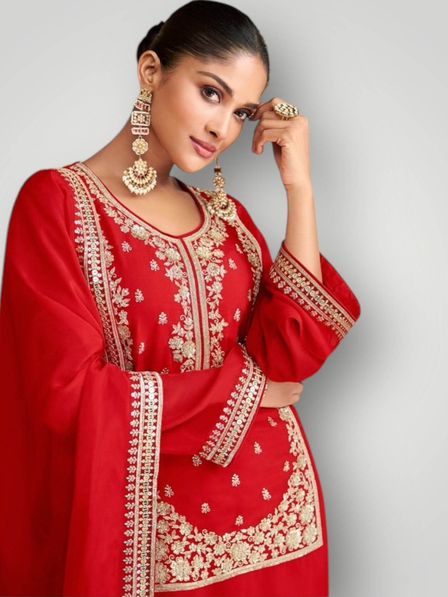 Sharara suit / exclusive designer piece - Kurti Connection USA