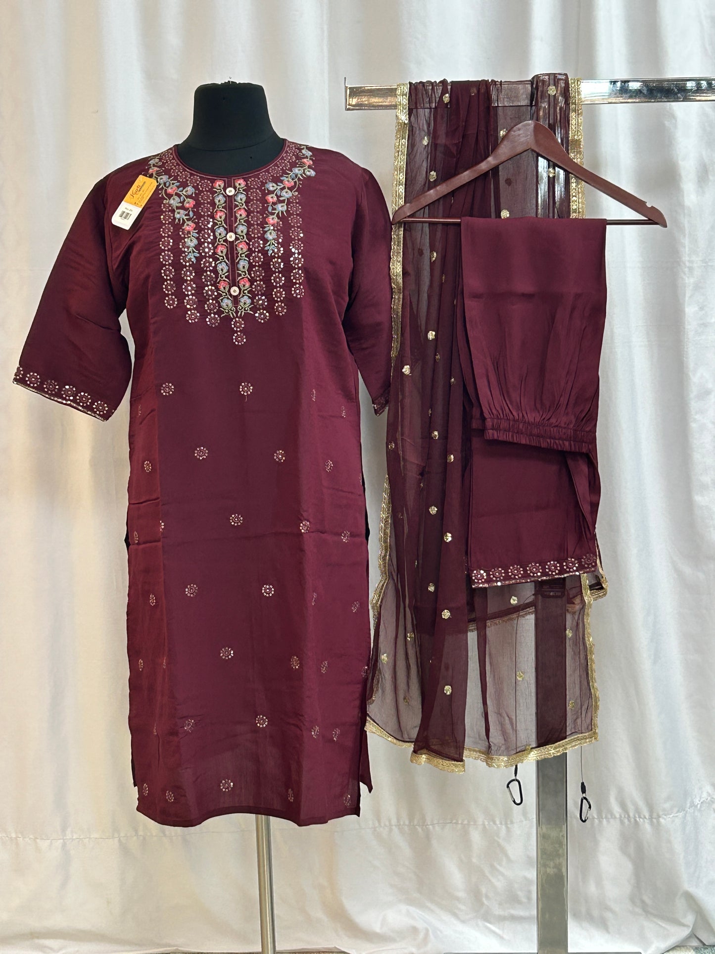 Modal silk salwar set : clearance