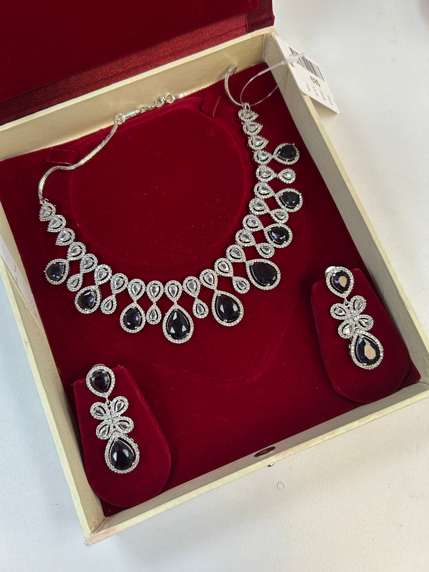 Purple : AD Necklace set