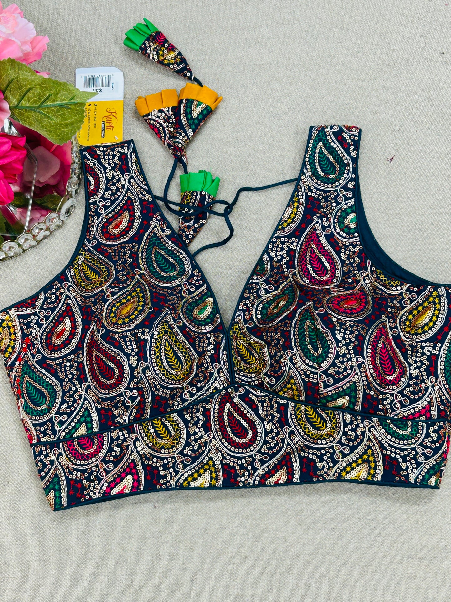 Embroidered blouses | readymade saree blouses