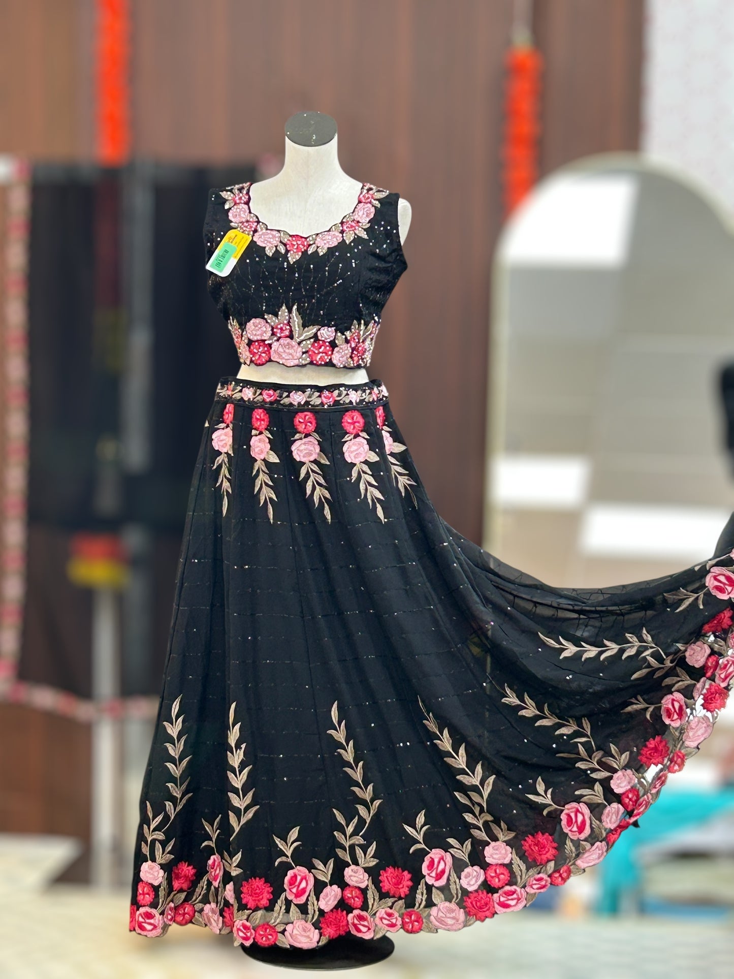 Georgette lehenga Choli set