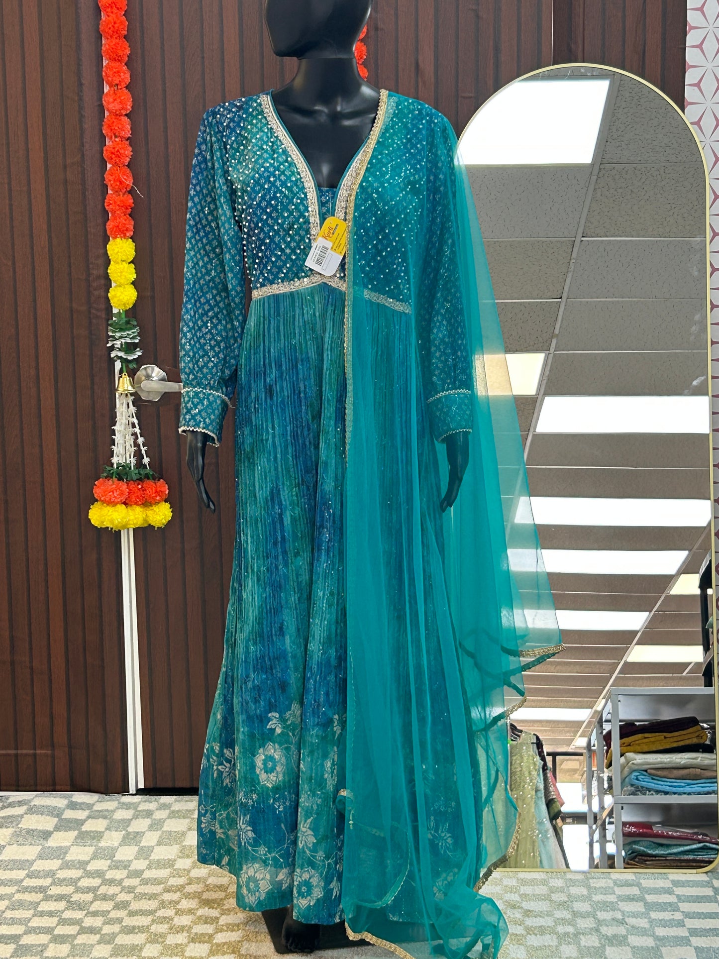 Georgette long kurti