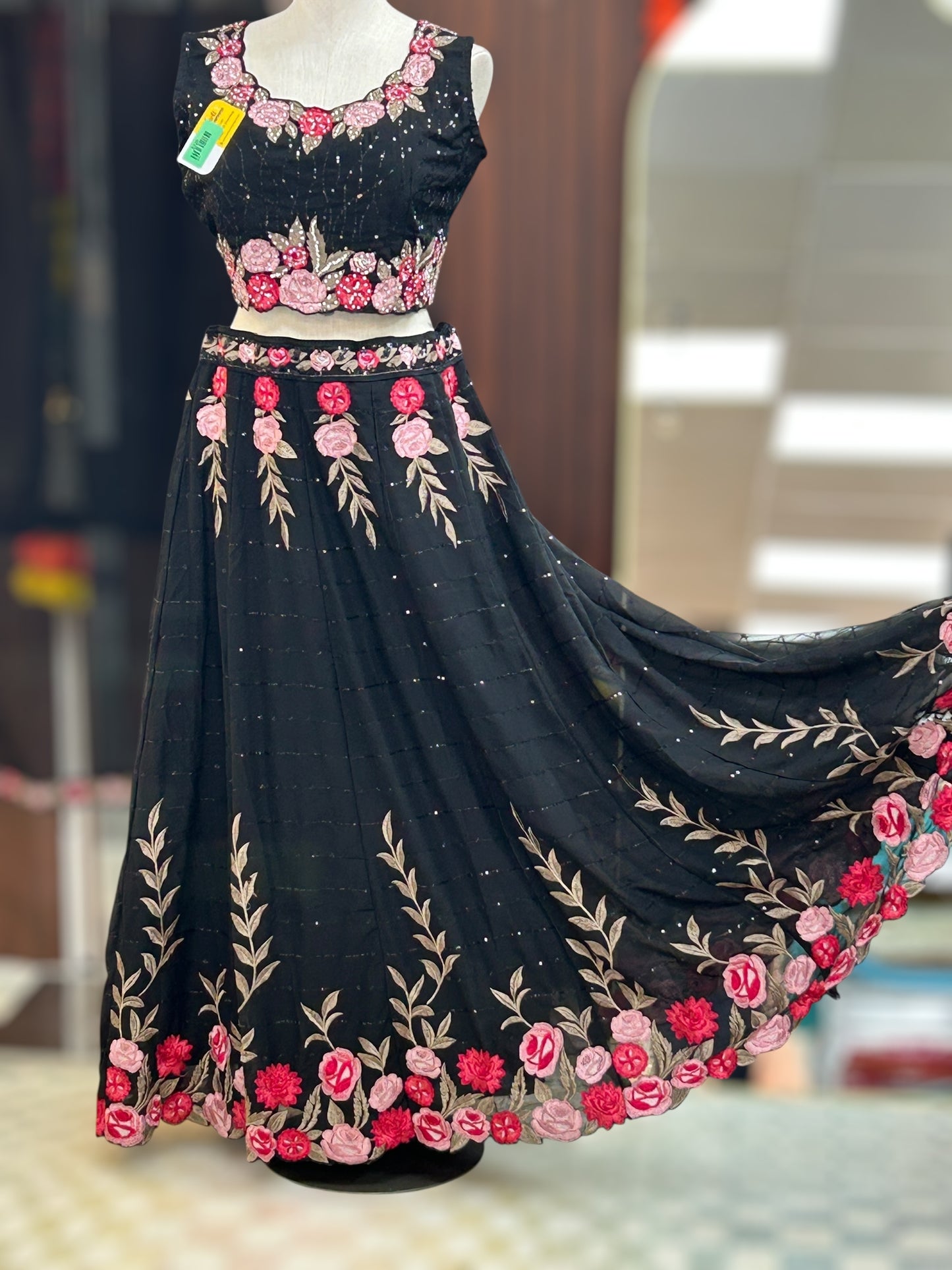 Georgette lehenga Choli set