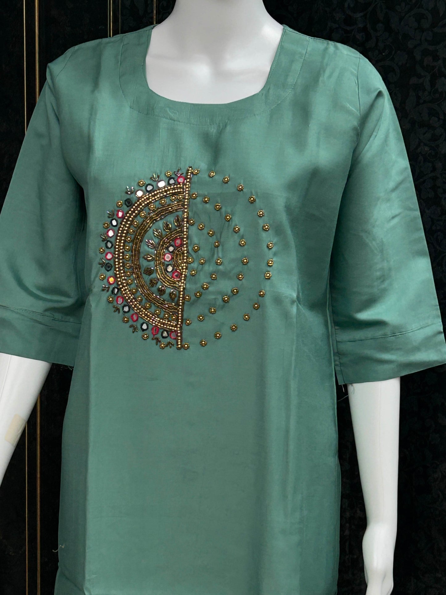 Modal silk kurti - Kurti Connection USA