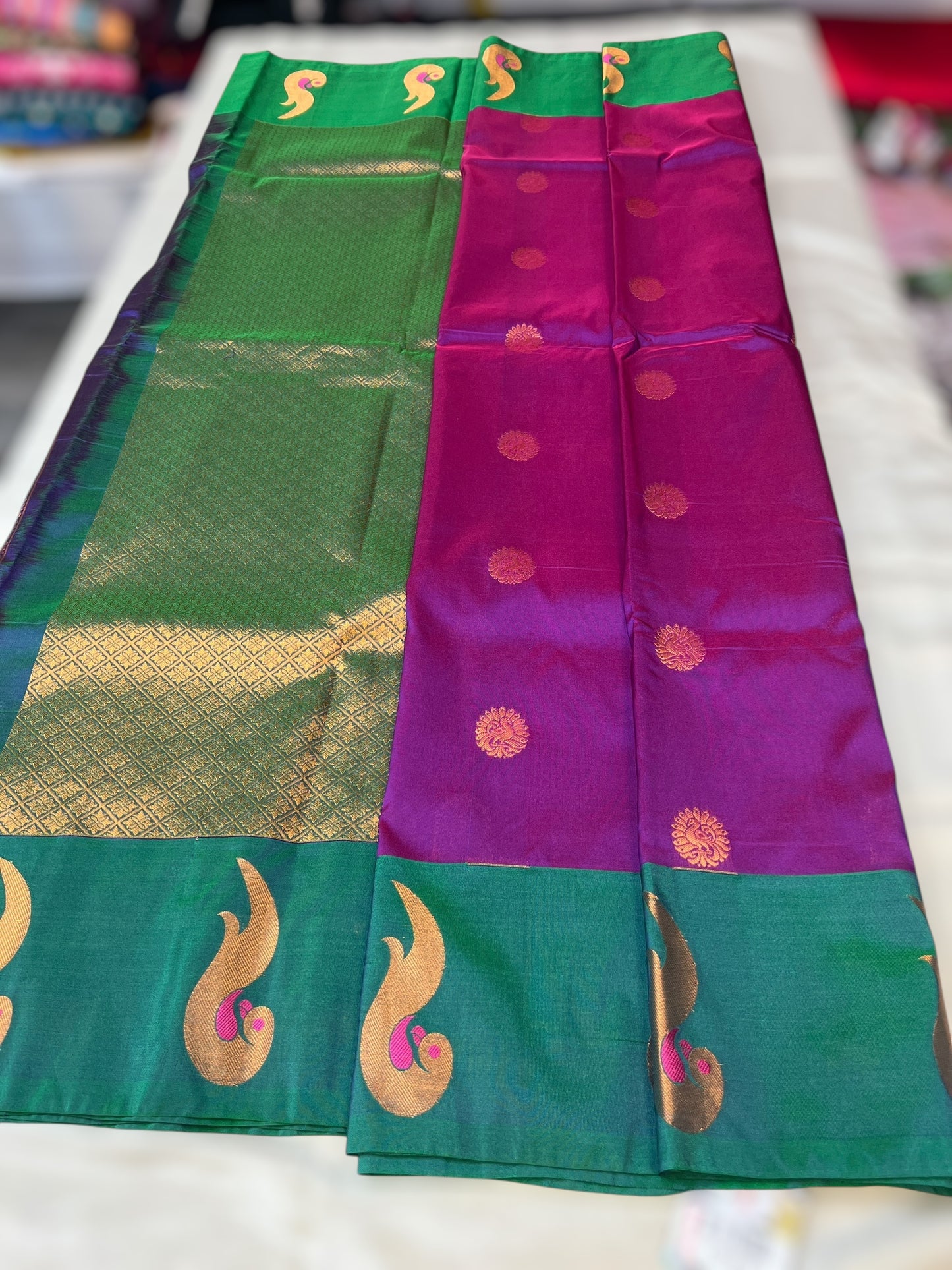 Gadhwal Silk saree | pure silk Pattu saree