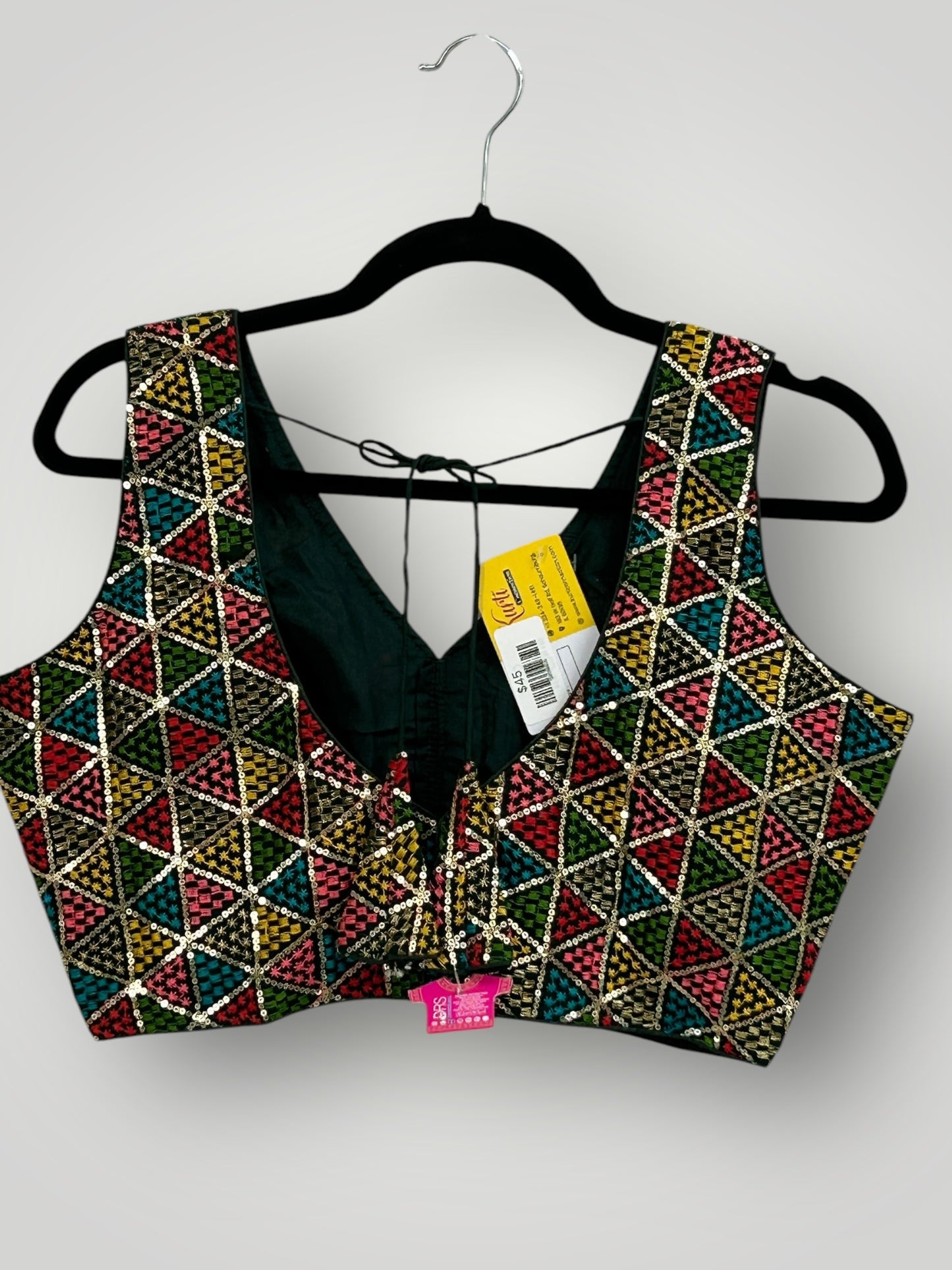 Dark Green blouse | Sleeves available