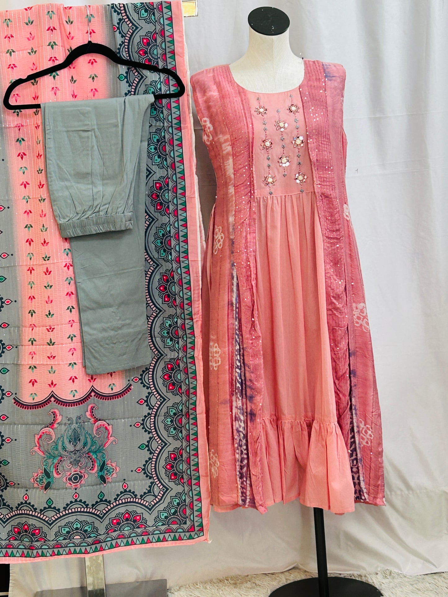 Mulmul cotton Kurti set : SALE