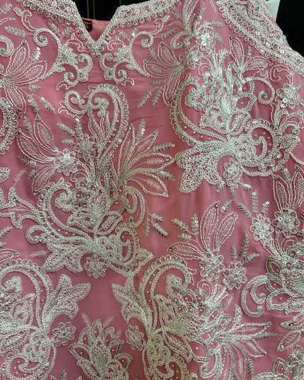 Embroidered sharara suit