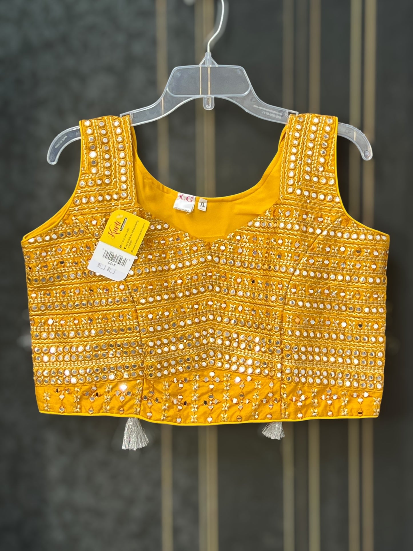 Mirror work blouse