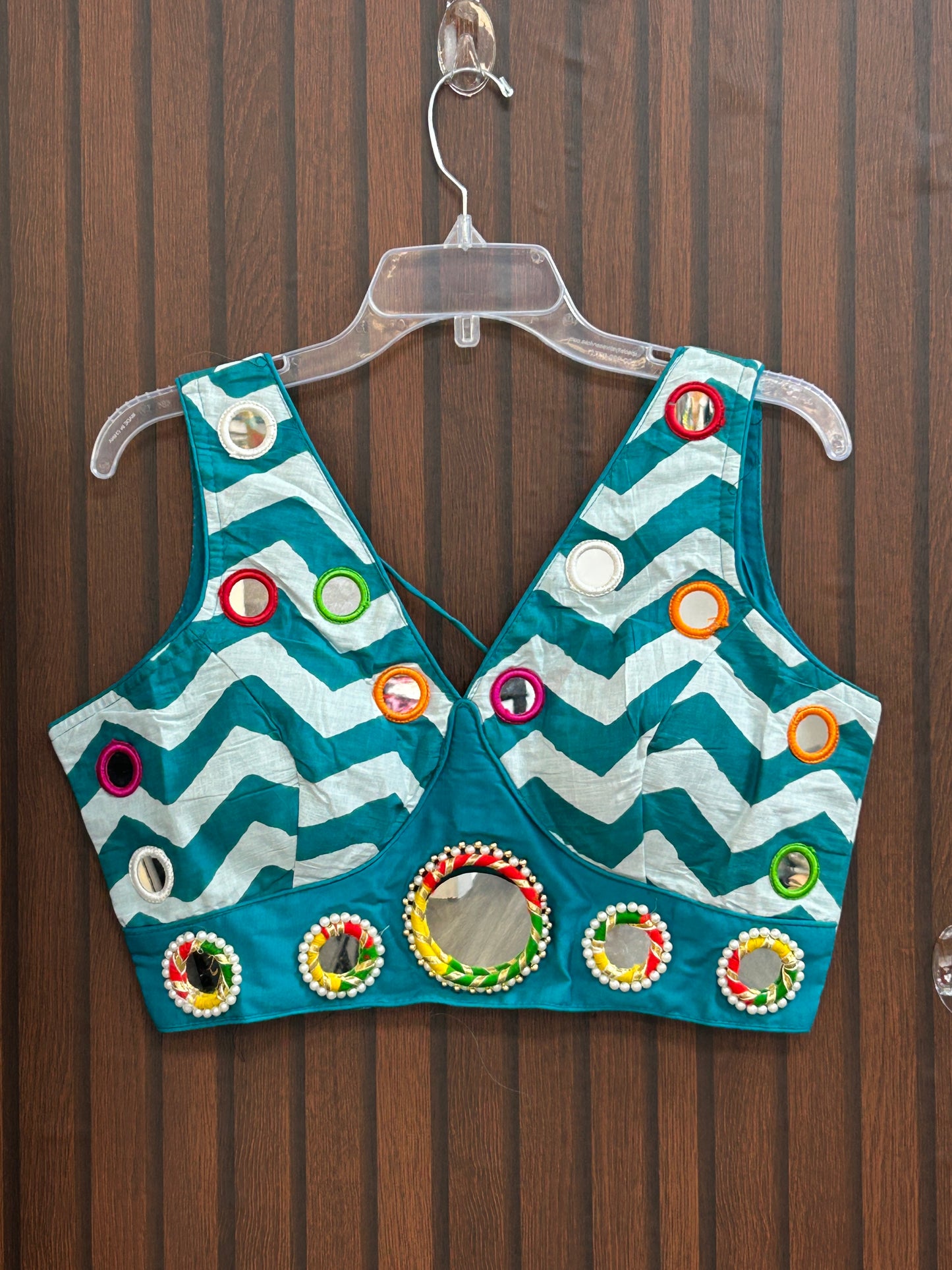 Mirror work blouse