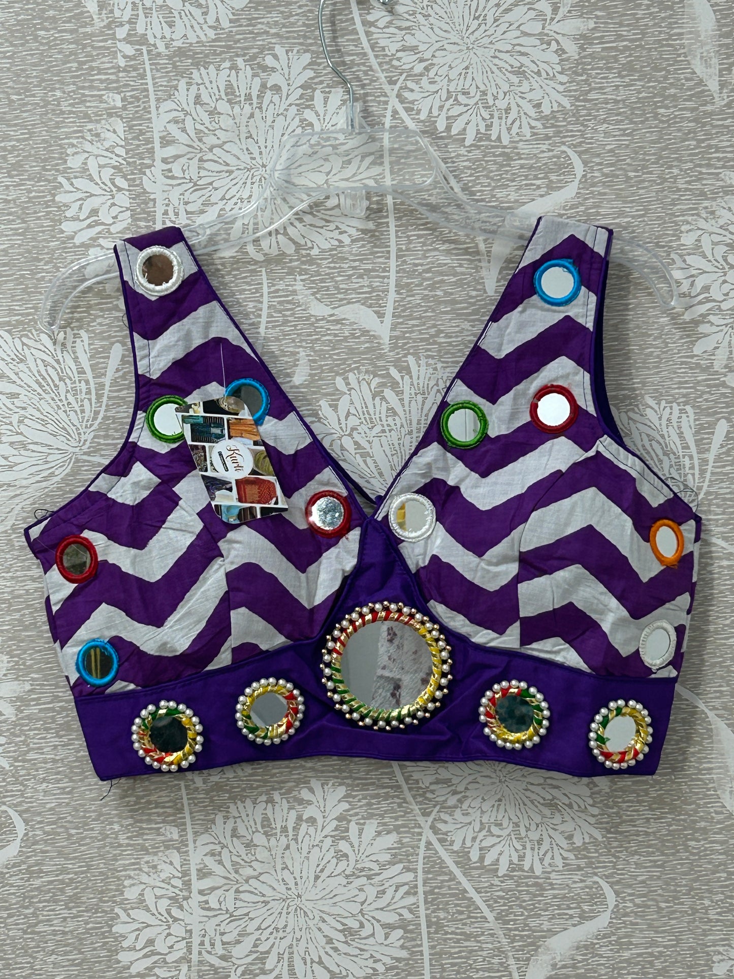 Mirror work blouse