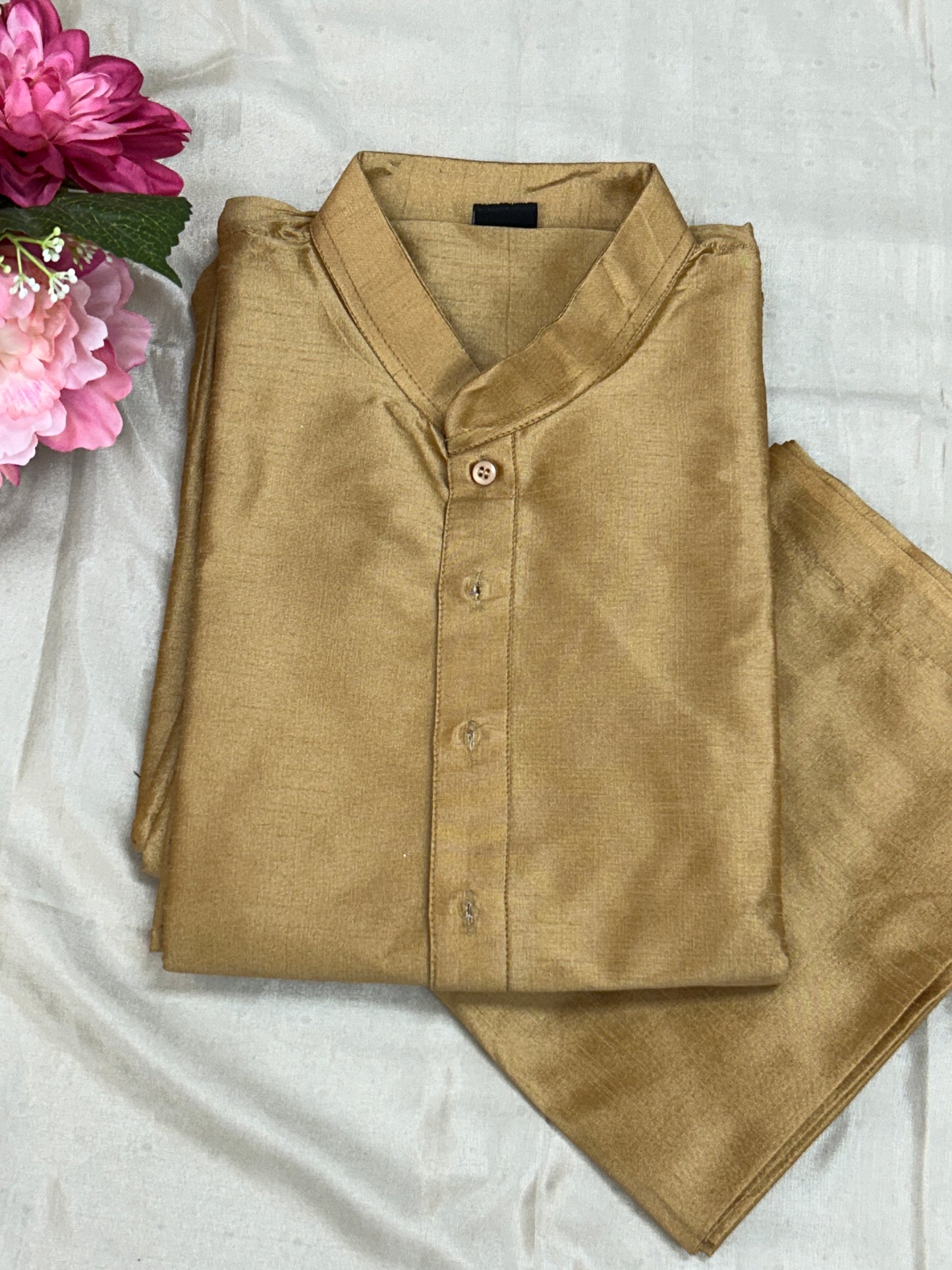 Gold kurta pajama set