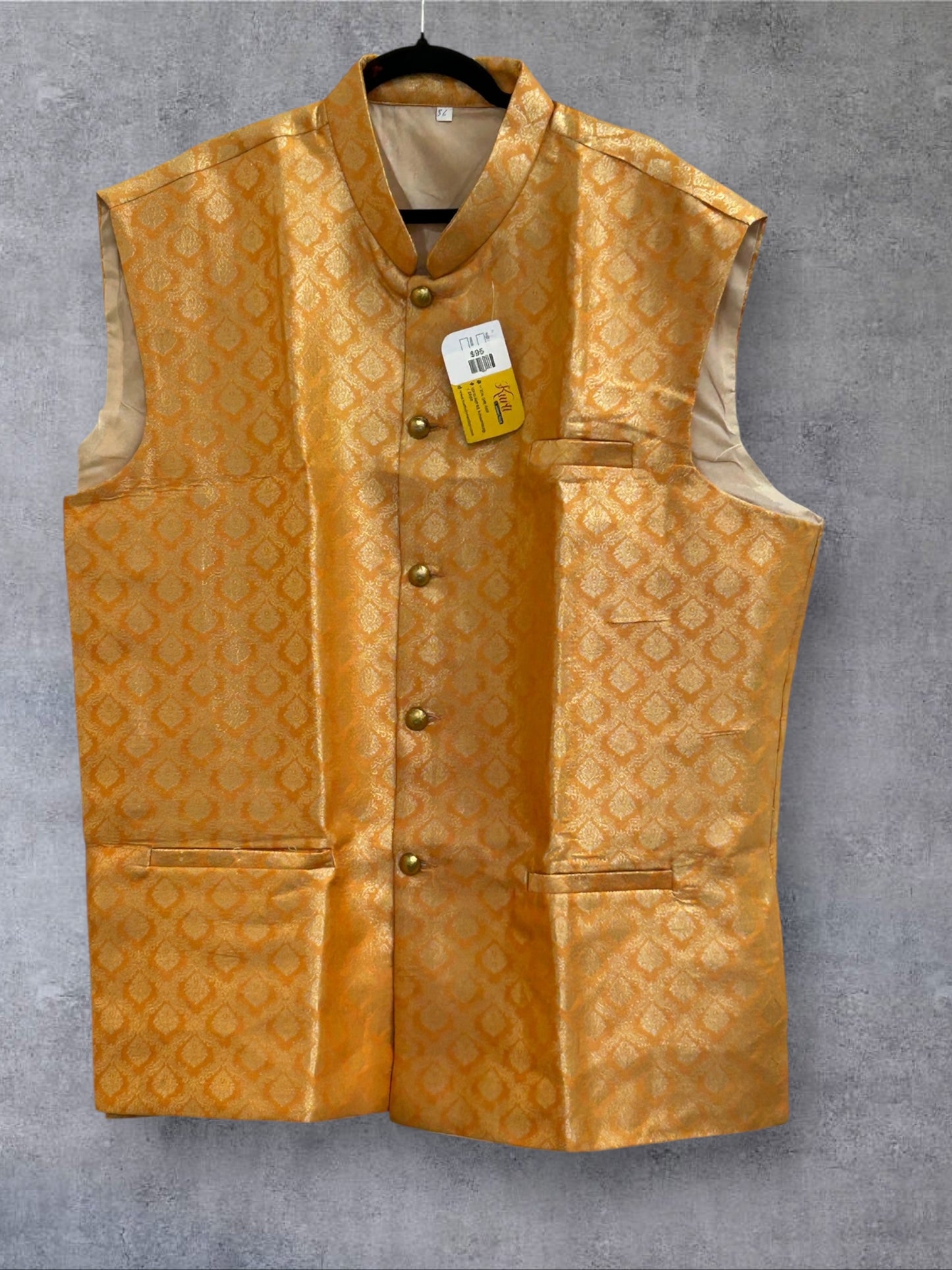 Silk vest for kurta