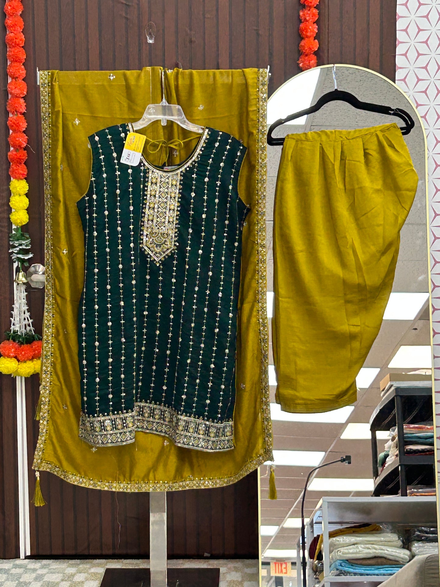Silk salwar kurti set