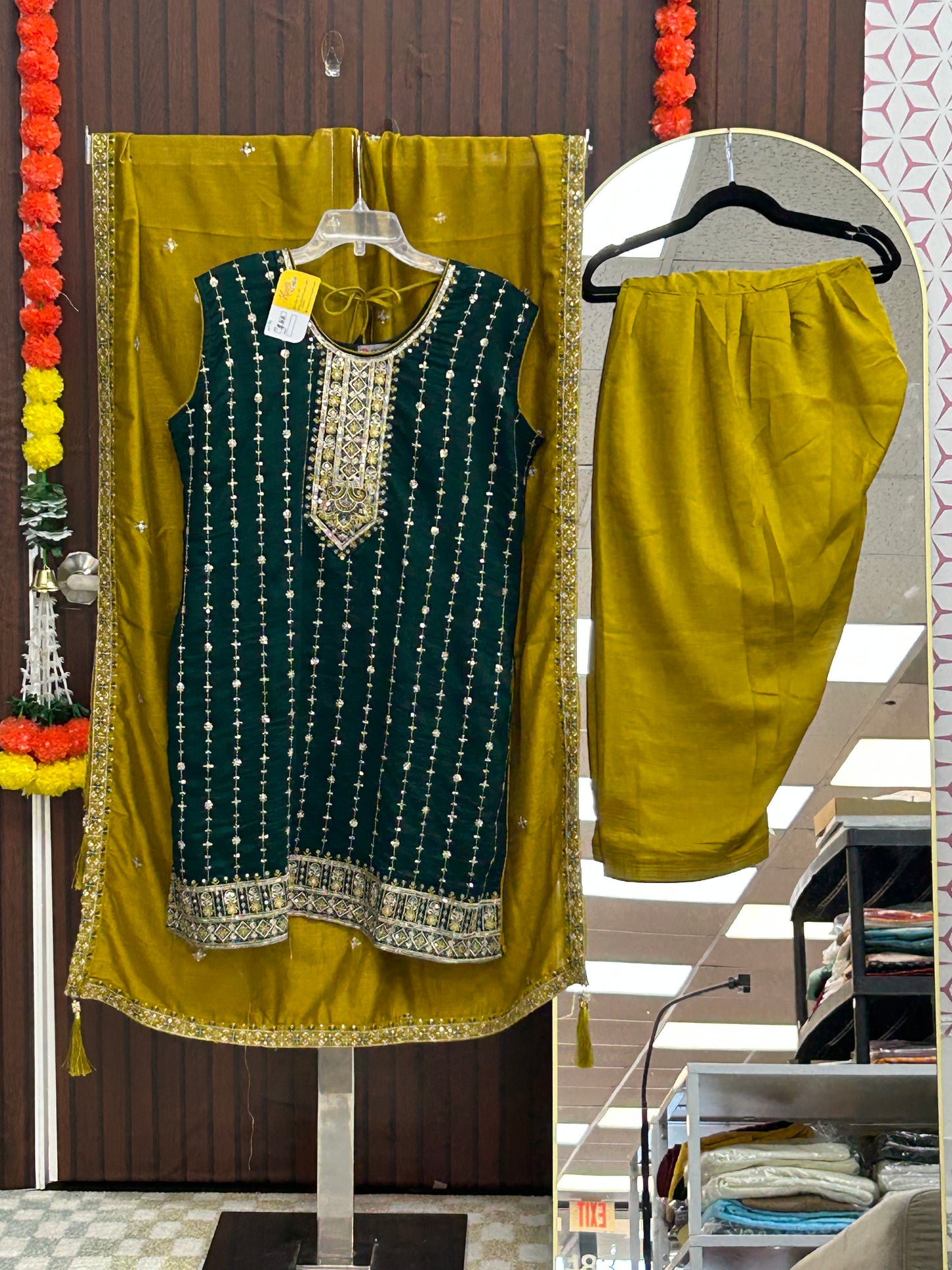 Silk salwar kurti set