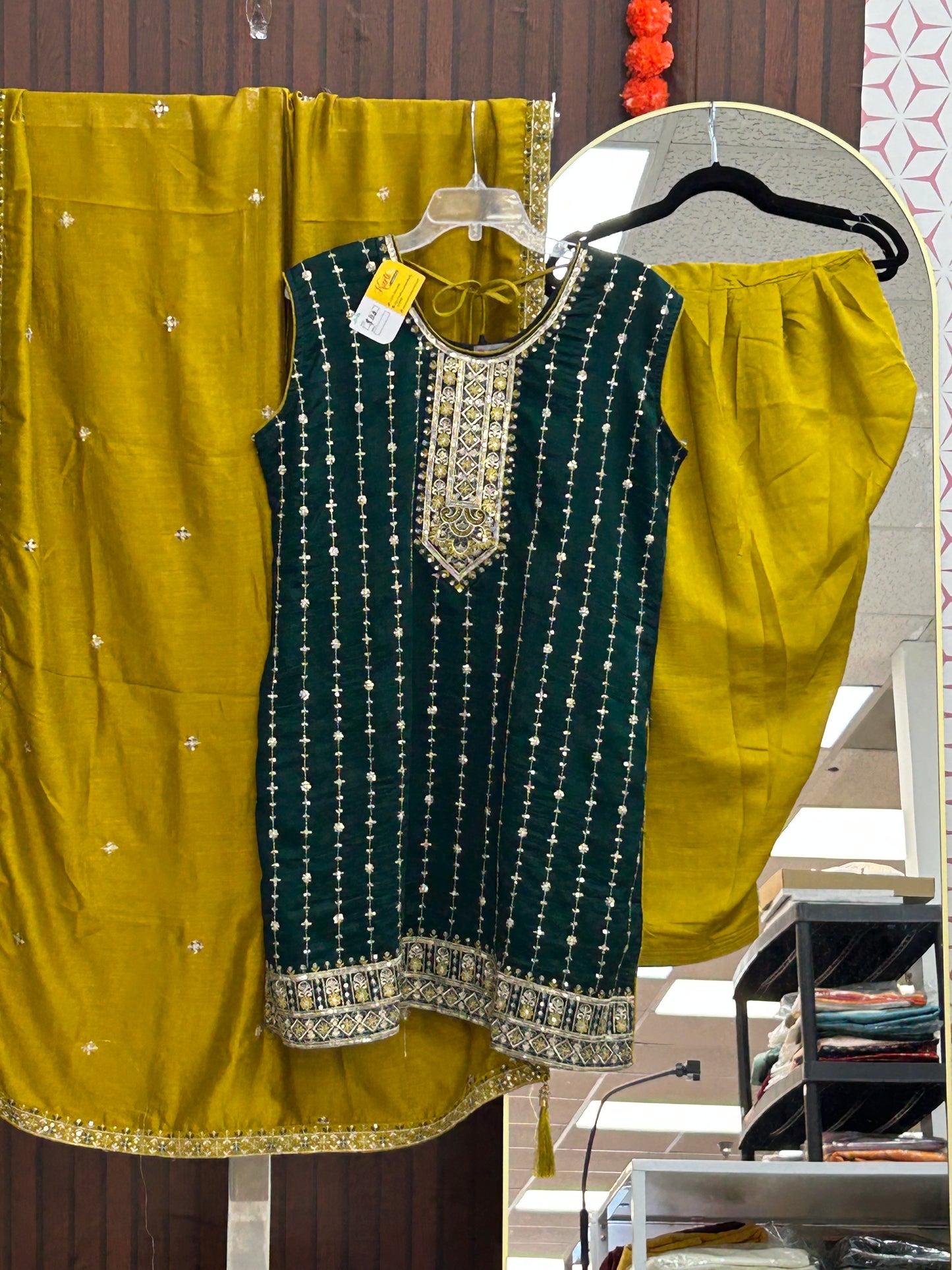 Silk salwar kurti set