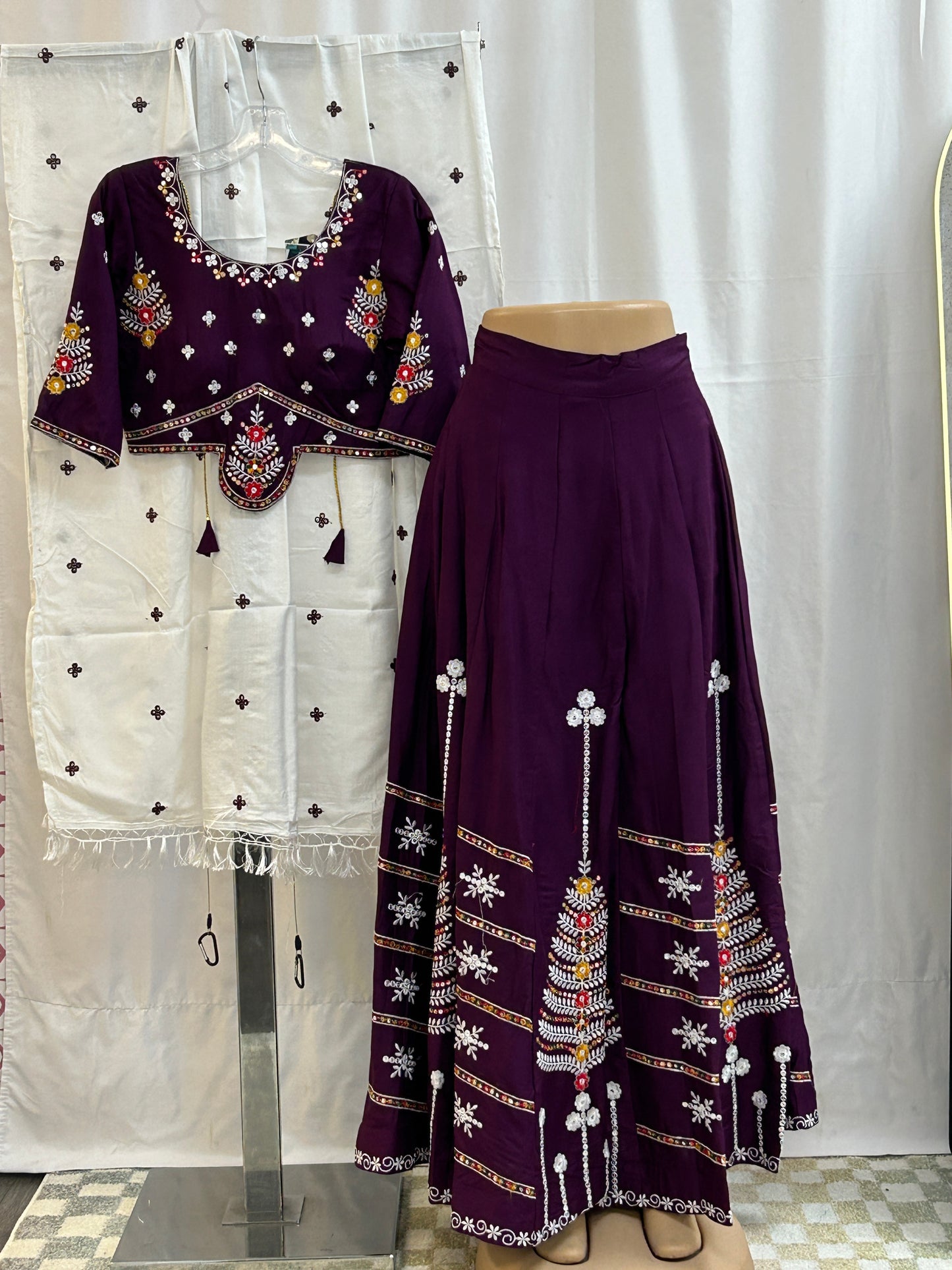 Cotton chaniya choli set
