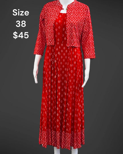 Cotton long kurti - Kurti Connection USA