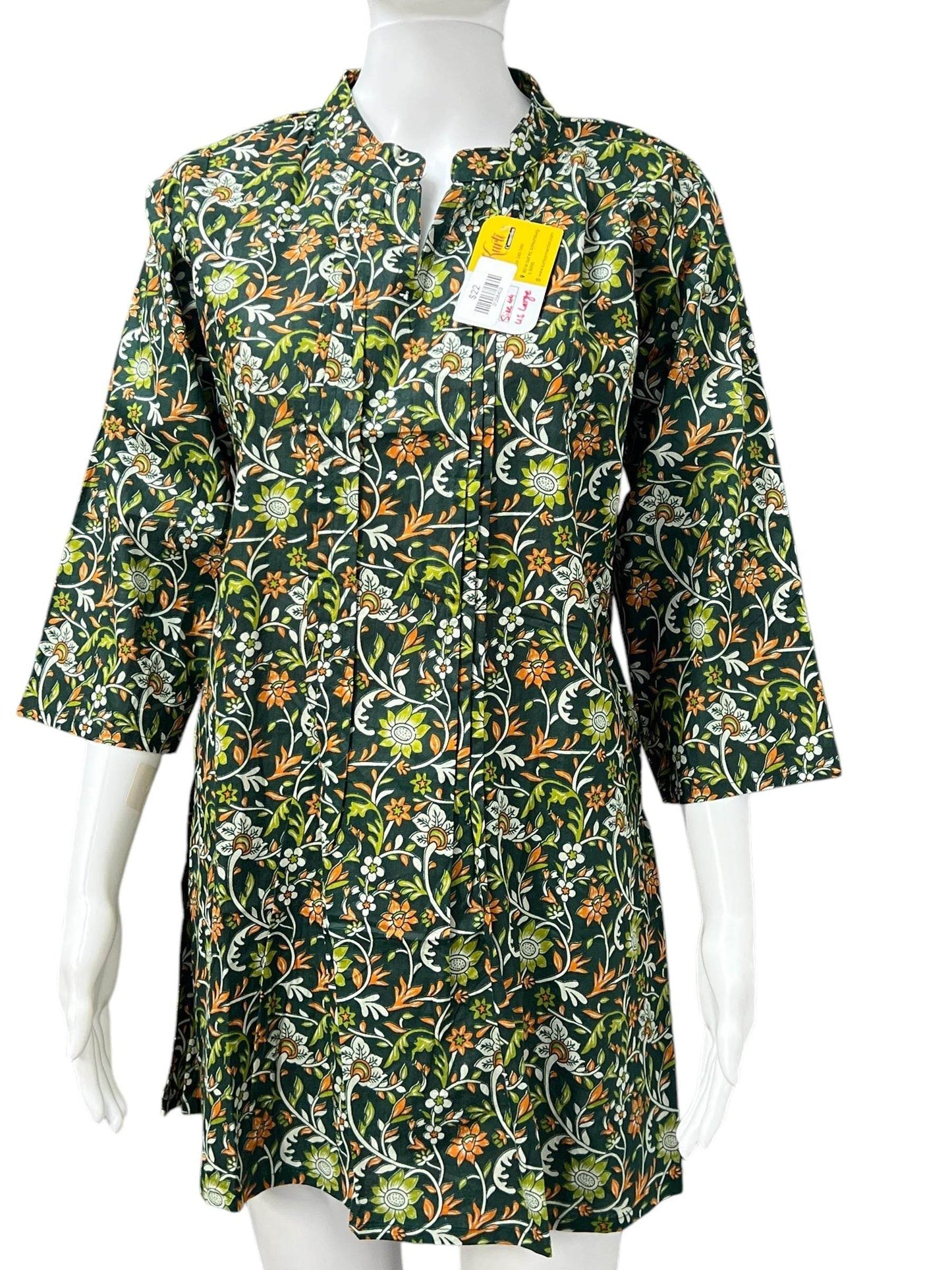 Cotton Short Kurti - Kurti Connection USA
