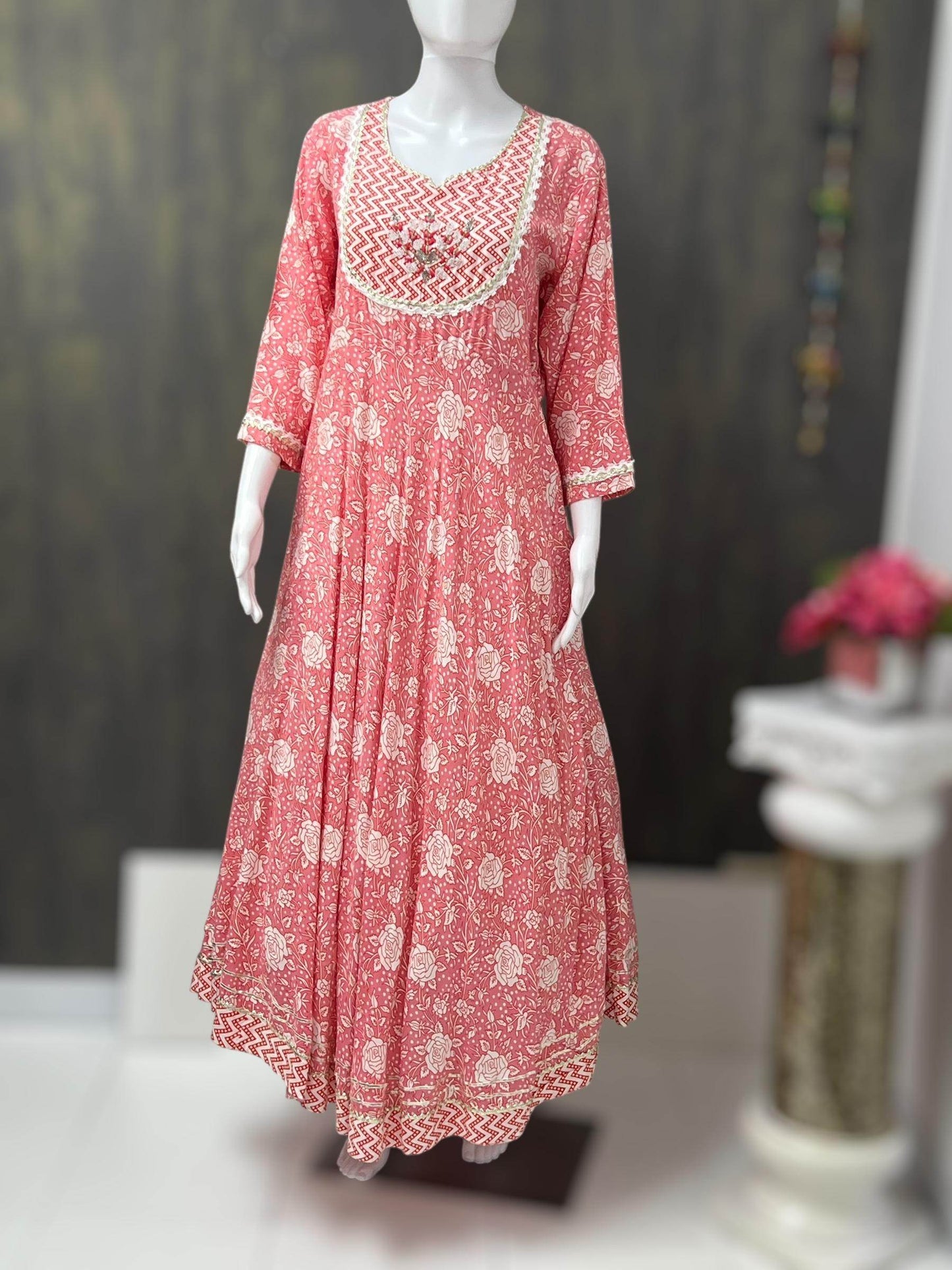 Cotton long Kurti - Kurti Connection USA