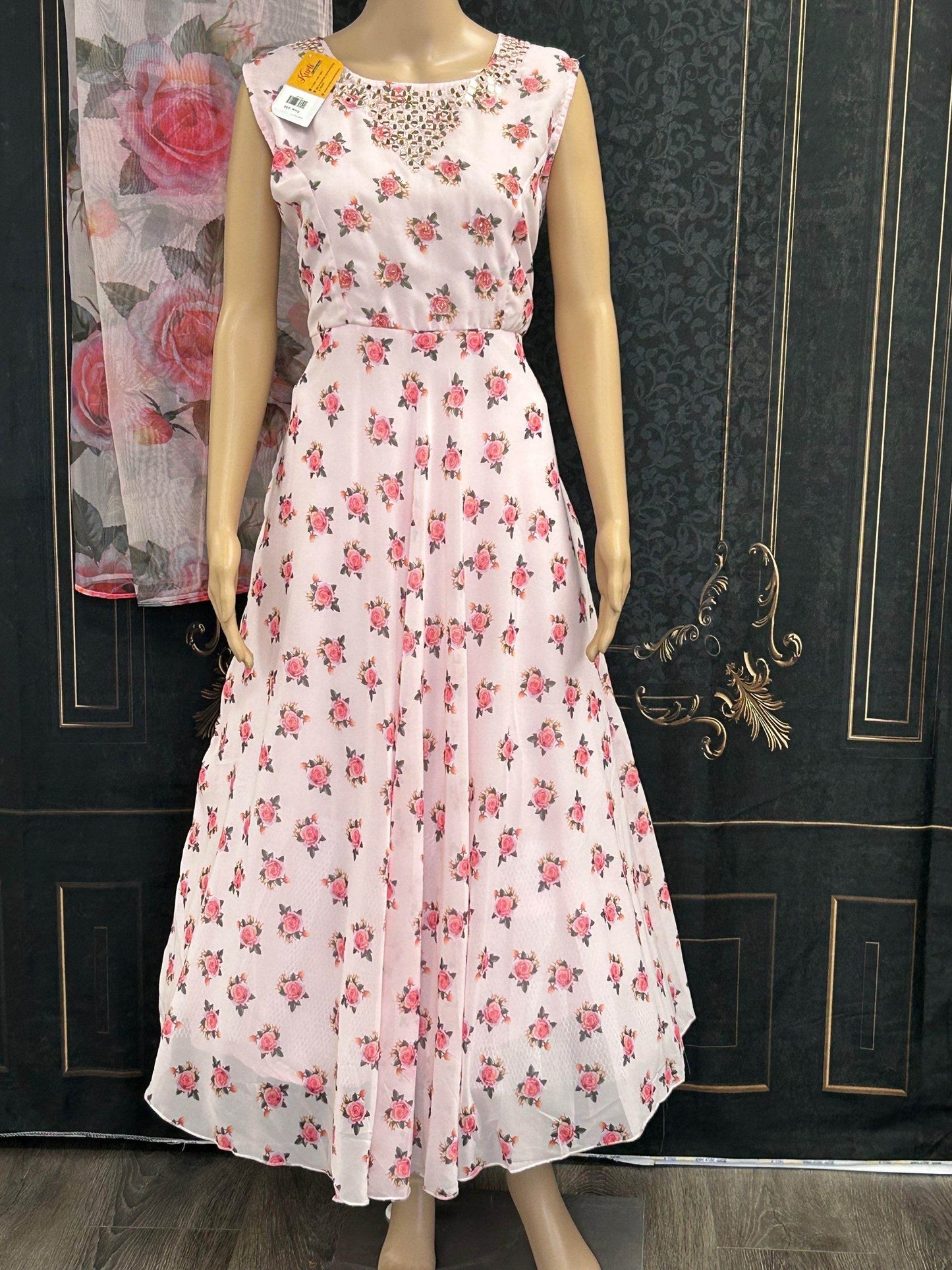 Long kurti with dupatta - Kurti Connection USA