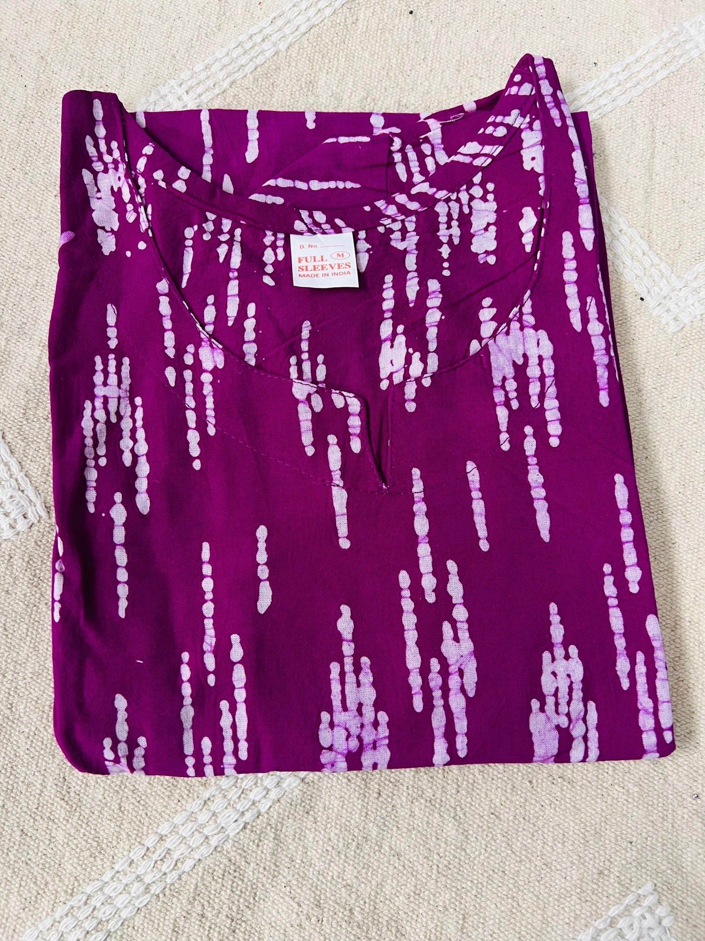Pure cotton Short kurti - Kurti Connection USA