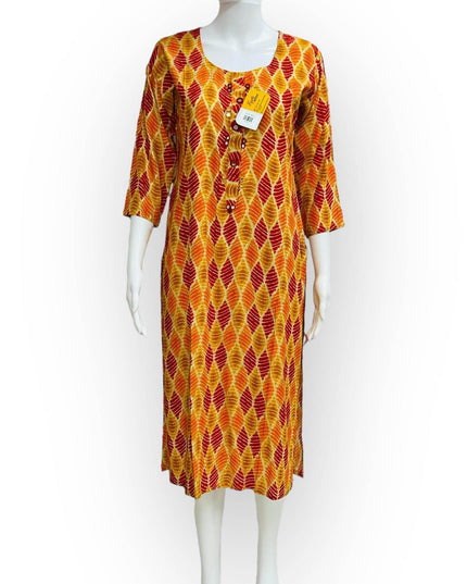 Multi color kurti - Kurti Connection USA
