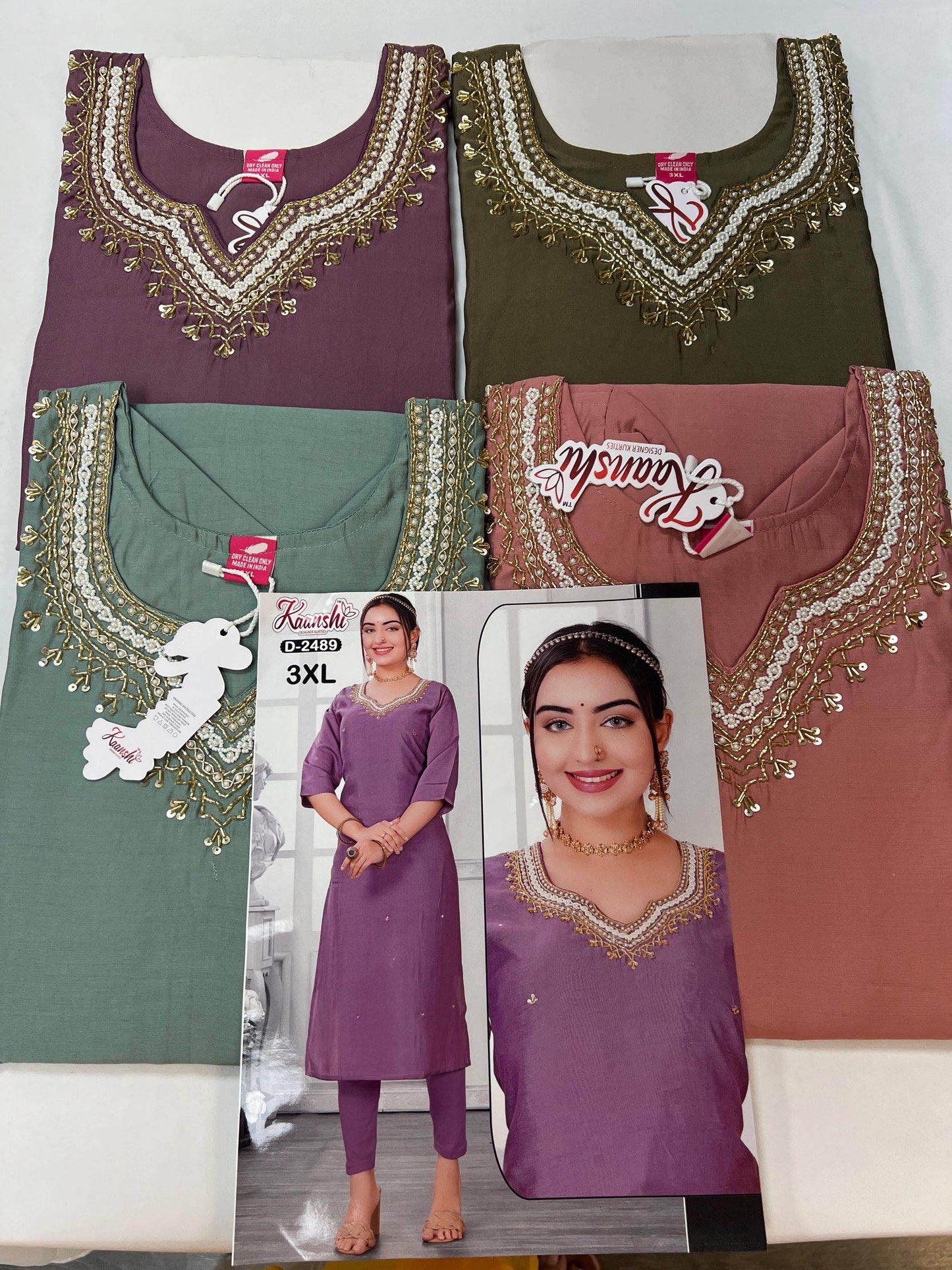 Modal silk kurtis - Kurti Connection USA