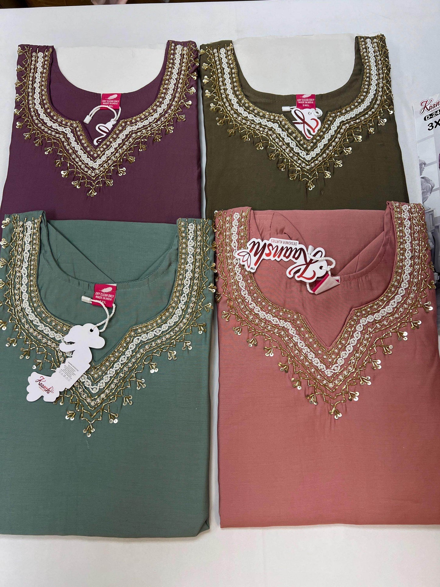Modal silk kurtis - Kurti Connection USA
