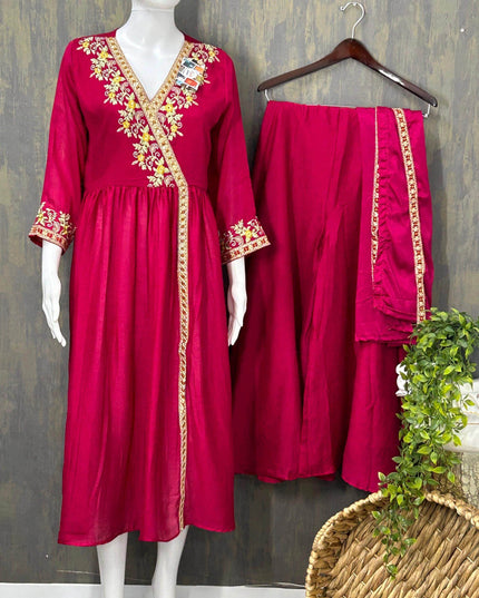 Party wear kurti palazzo set - Kurti Connection USA