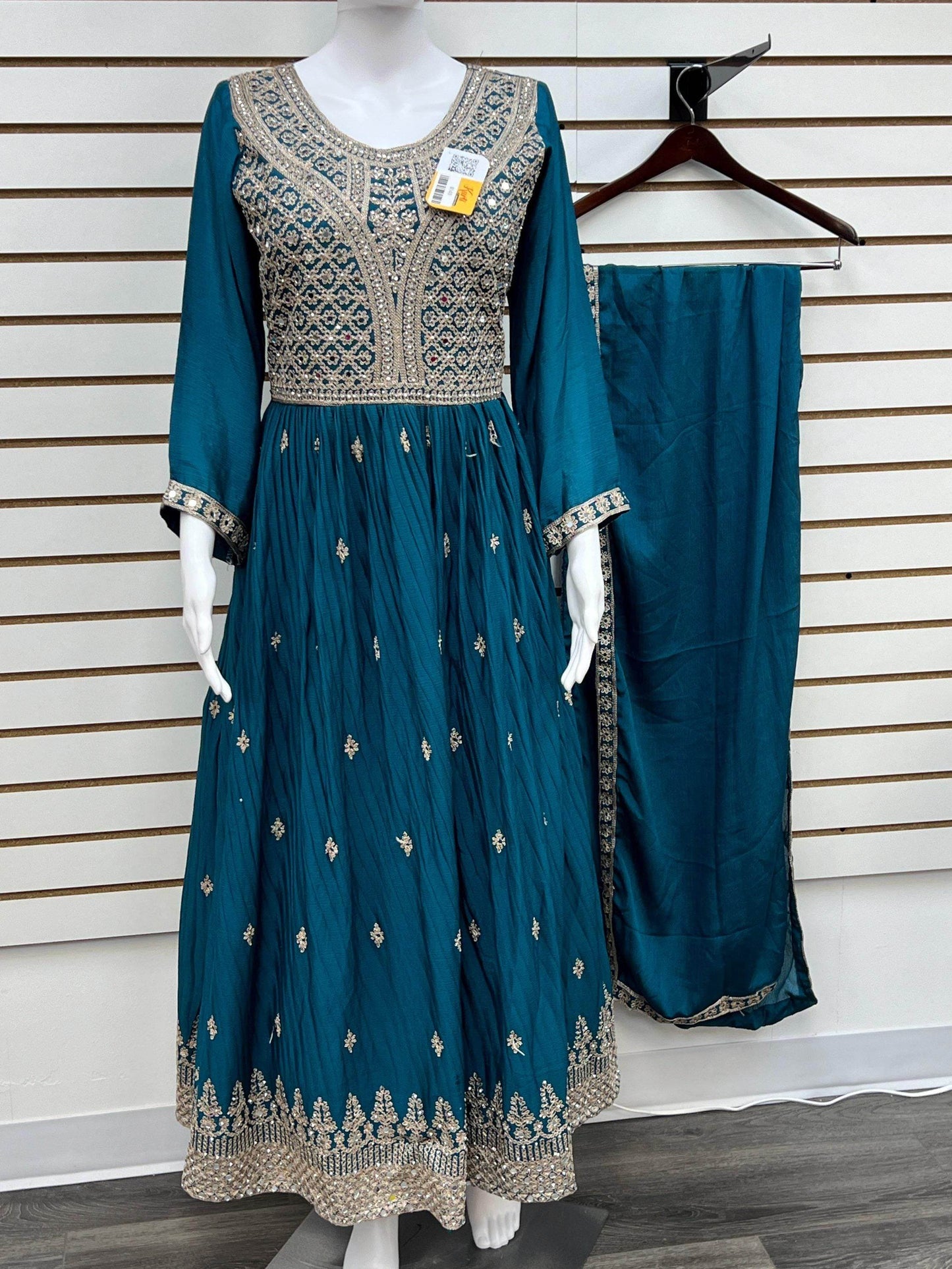 Silk kurti set - Kurti Connection USA