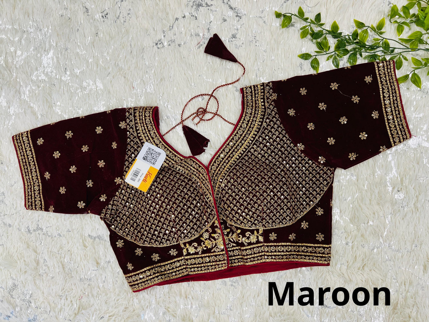 Velvet blouse