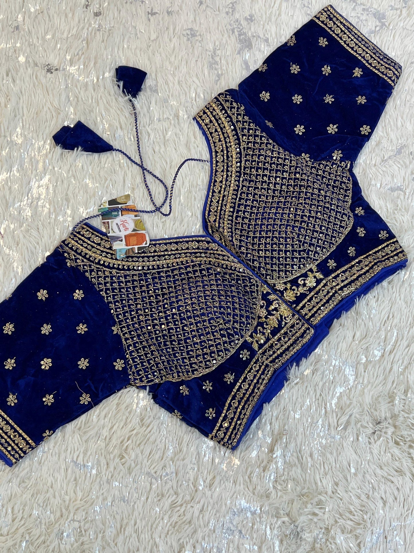 Velvet blouse
