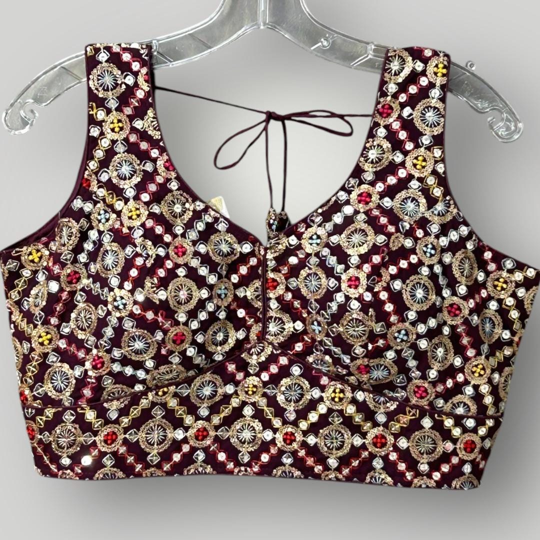 Readymade blouse | Wine color