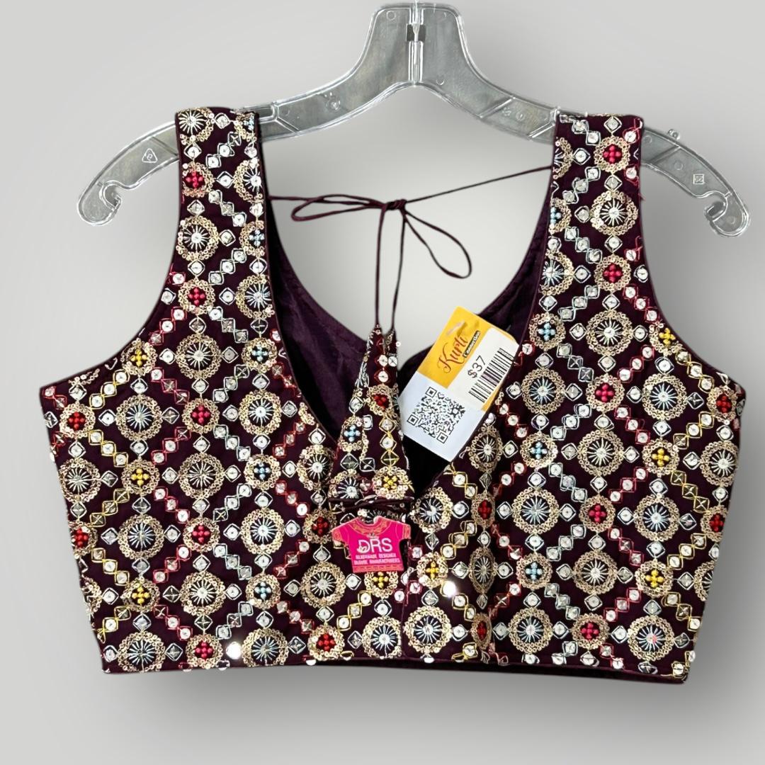 Readymade blouse | Wine color