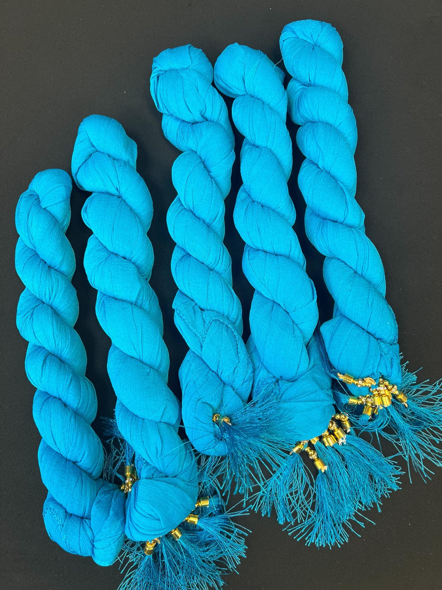 Turquoise Blue Dupatta | chiffon dupatta