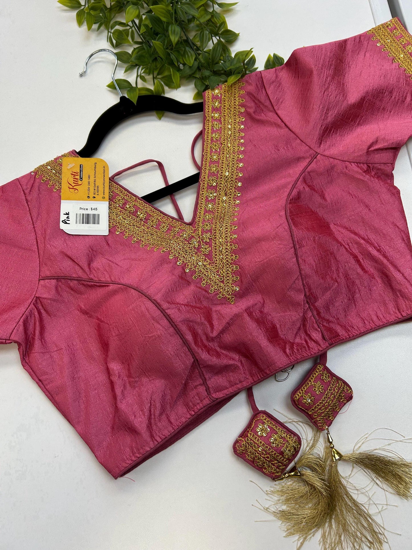 Readymade blouse | Onion pink
