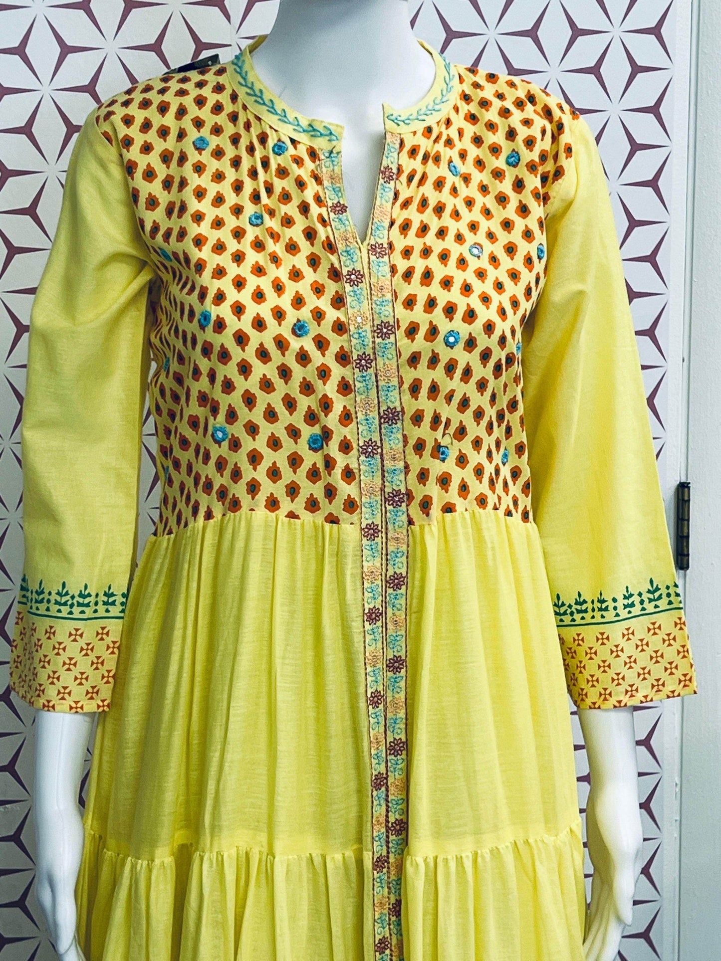 Mulmul cotton kurti , Cotton Kurtis, Indian Long kurti - Kurti Connection USA