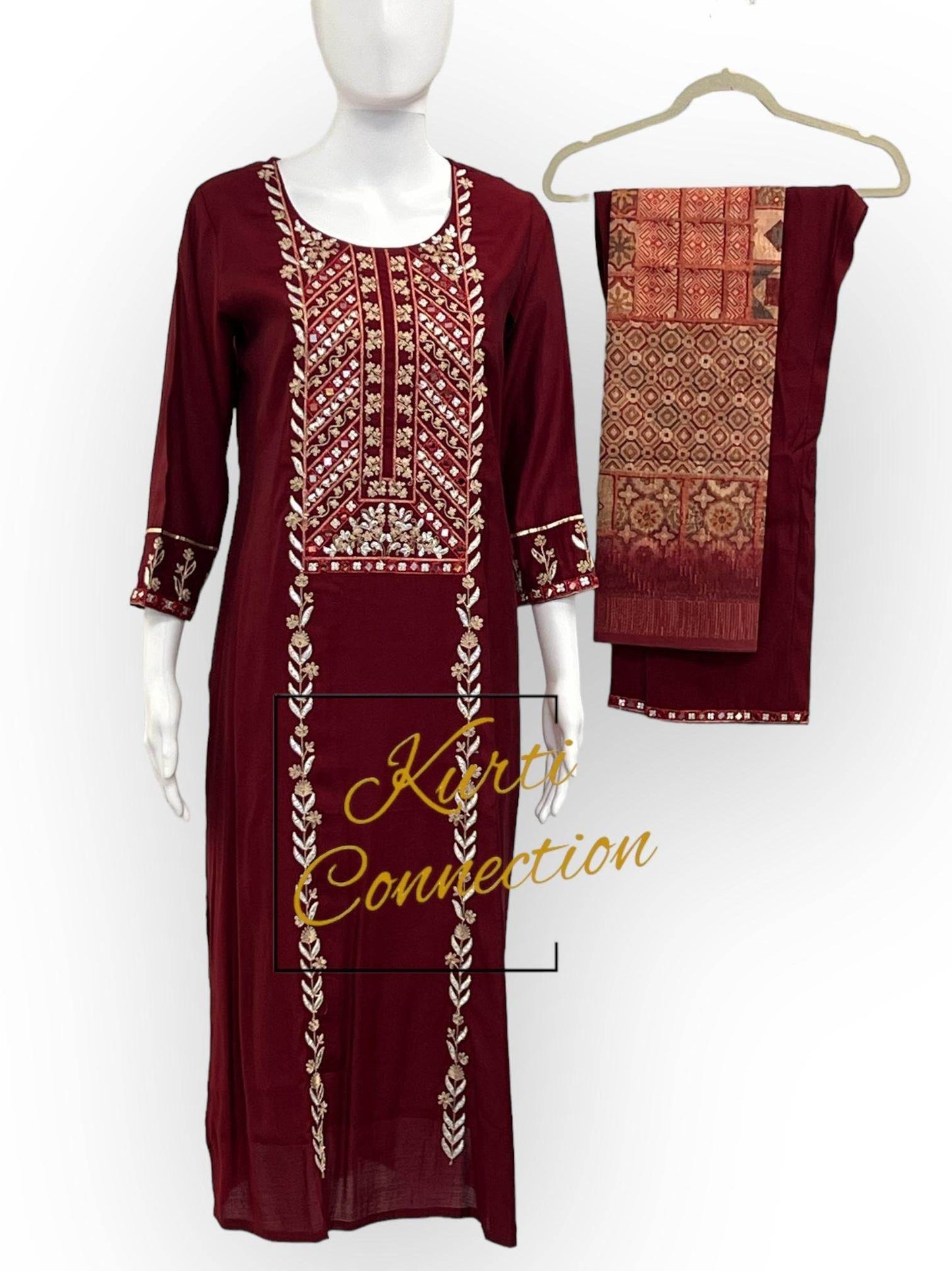 Modal silk kurti set | salwar kameez - Kurti Connection USA