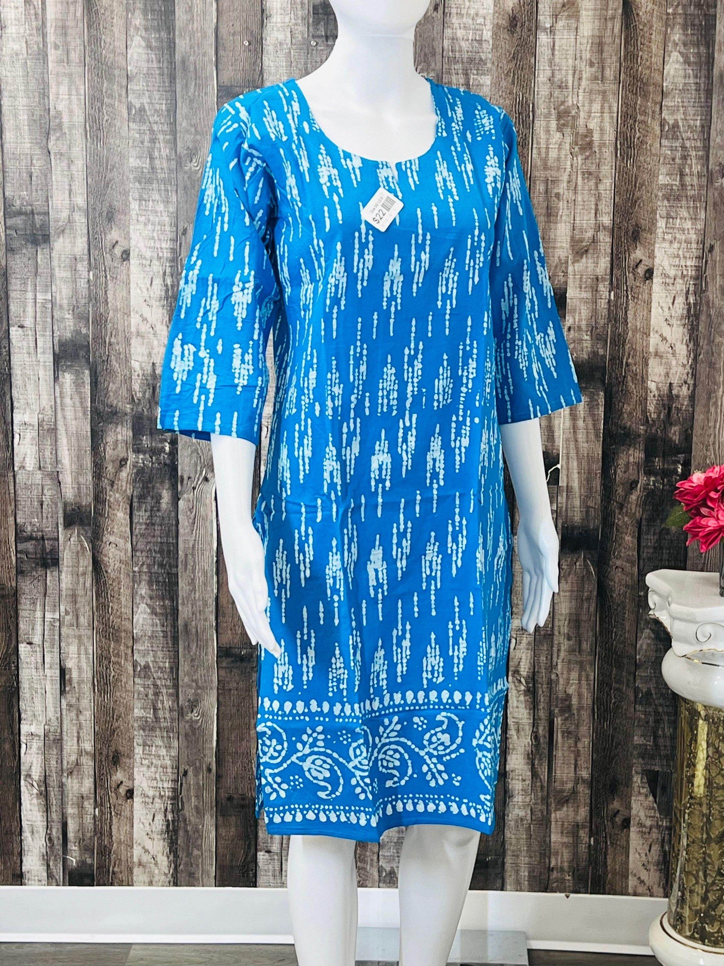 Pure cotton Short kurti - Kurti Connection USA