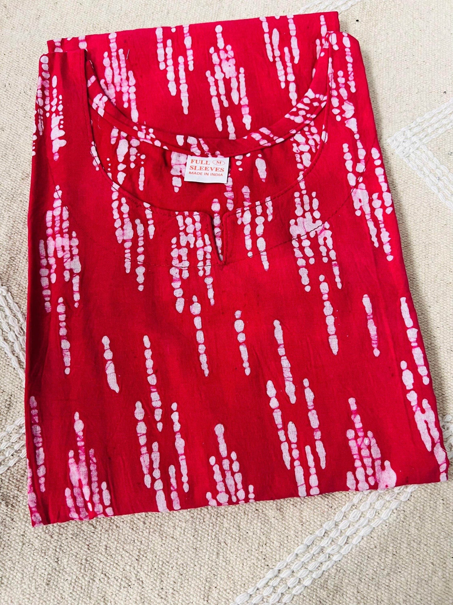 Pure cotton Short kurti - Kurti Connection USA