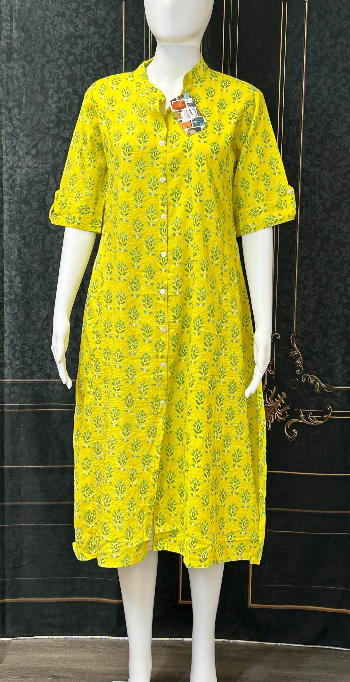 Pure cotton kurti , Indian kurti - Kurti Connection USA