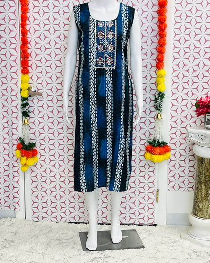 Fancy sequin work Kurti - Kurti Connection USA